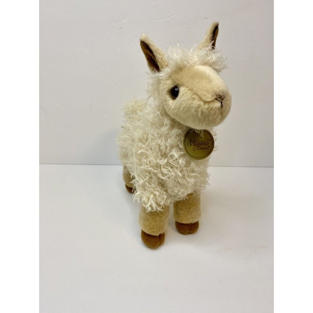 MIYONI By AURORA Plush Toy Alpaca Llama Height 9”‎ Stuffed Animal 2020
